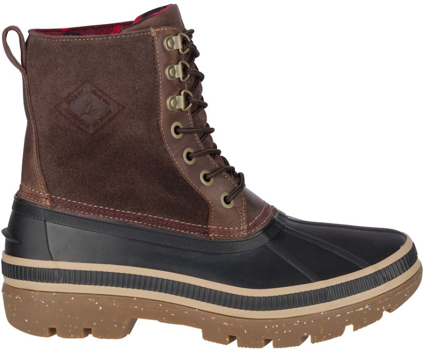 Sperry Ice Bay Boots - Men's Boots - Black/Brown [GY2873594] Sperry Ireland